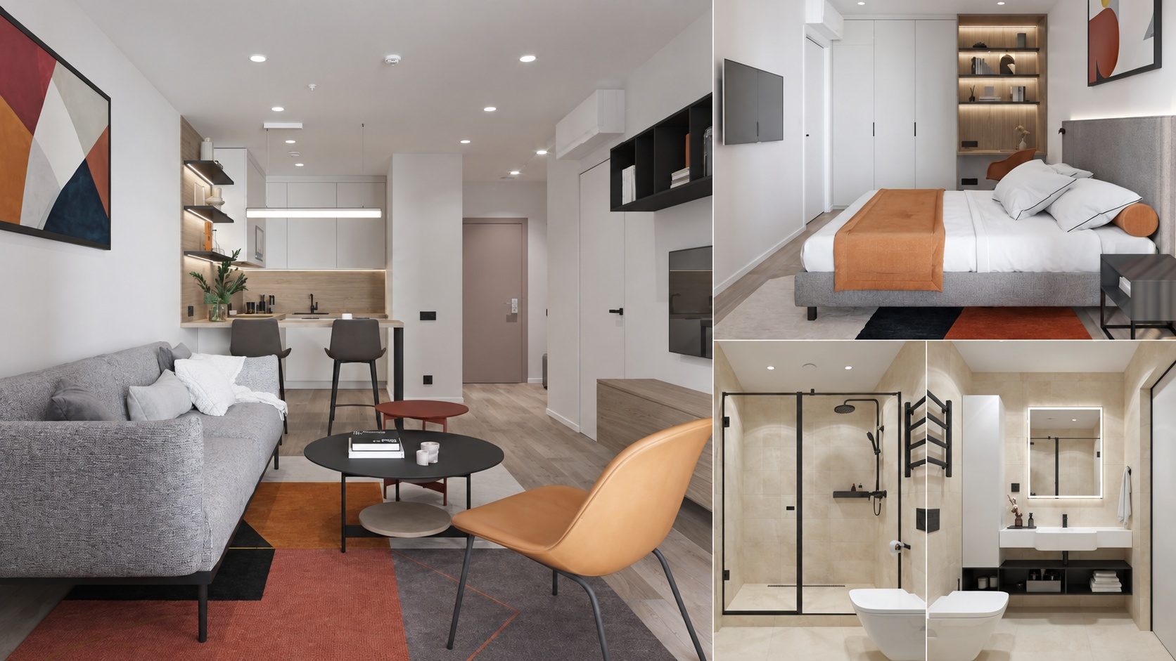 Suite в Aparthotel YES, Sea Breeze Baku — визуализация